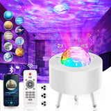 XXMANX Galaxy Light Projector,4 in 1 Planet Night Light Projector with Remote Control,Bluetooth Speaker&White Noises,Timing Starlight Projector for Bedroom Gaming Room Party,Mood Ambiance