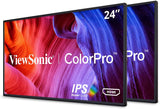 ViewSonic VP2468a 24-Inch Premium IPS 1080p Monitor with Advanced Ergonomics, ColorPro 100% sRGB Rec 709, 14-bit 3D LUT, Eye Care, 65W USB C, RJ45, HDMI, DP Daisy Chain for Home and Office