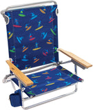 Rio Gear Classic 5 Position Lay Flat Folding Beach Chair