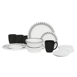 Corelle Winter Frost White Dinnerware Set  with lids (20-Piece, Service for 4)