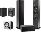 Polk T50 150 Watt Home Theater Floor Standing Tower Speaker (Single) - Premium Sound at a Great Value | Dolby and DTS Surround