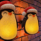 TODIMART 2 Pack Snowman Christmas Porch Light Covers Outdoor Christmas Decorations Cute Holiday Light Covers with Elastic Band for Front Porch Lights, Garage Lights 12.5 Inch…