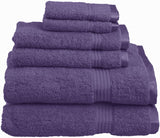 SUPERIOR Luxury Cotton Bath Towel Set - 6-Piece Towel Set, 600 GSM, Long-Staple Combed Cotton Towels, Gold