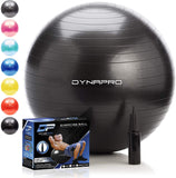 DYNAPRO Exercise Ball - 2,000 lbs Stability Ball - Professional Grade – Anti Burst Exercise Equipment for Home, Balance, Gym, Core Strength, Yoga, Fitness, Desk Chairs