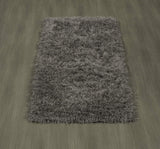 Ottomanson Flokati Collection Faux Sheepskin Shag Runner Rug, 2'X5', Dark Grey