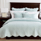 Calla Angel O4-BANU-XVKH Sage Garden Luxury Pure Cotton Quilt, 108