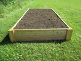 Infinite Cedar Raised Bed Garden Kit 4'x8'x11