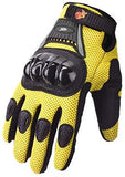 Street Bike Full Finger Motorcycle Gloves 09 (Large, black)