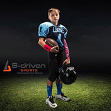 B-Driven Sports Pro-Fit Compersssion Arm Sleeves - 1-Pair, 30+ Designs, Adult/Youth Sizes, for Athletic and General Purpose Use.