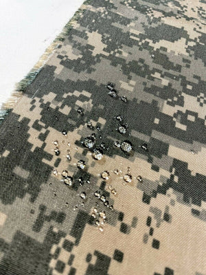 ACU Digital 330D Uncoated Outdoor Fabric 60"W Cordura Nylon By The Yard DWR M8