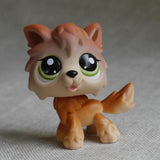 TOP Satisfied Brown Wolf Dog Pubby #2141 Action Figure LPS mini LITTLEST PET SHOP 2